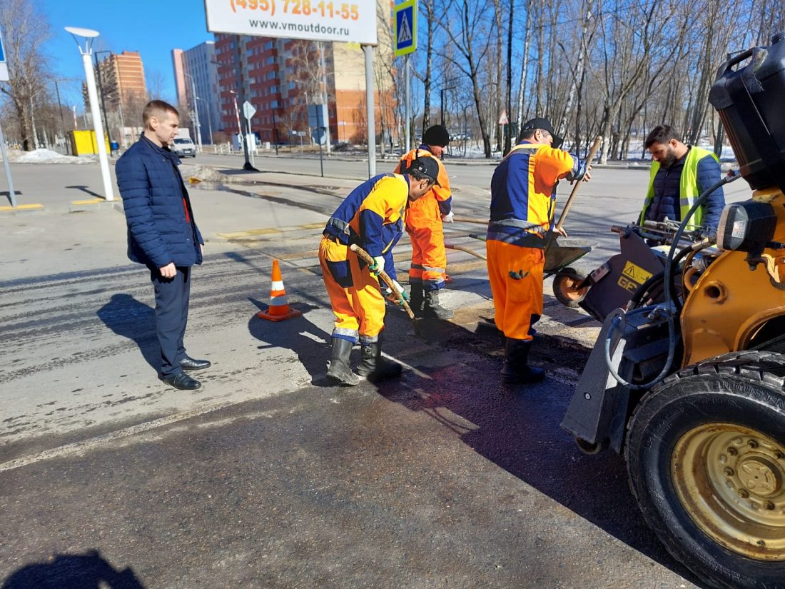 Ремонт дорог в Долгопрудном - Официальный сайт администрации города  Долгопрудный